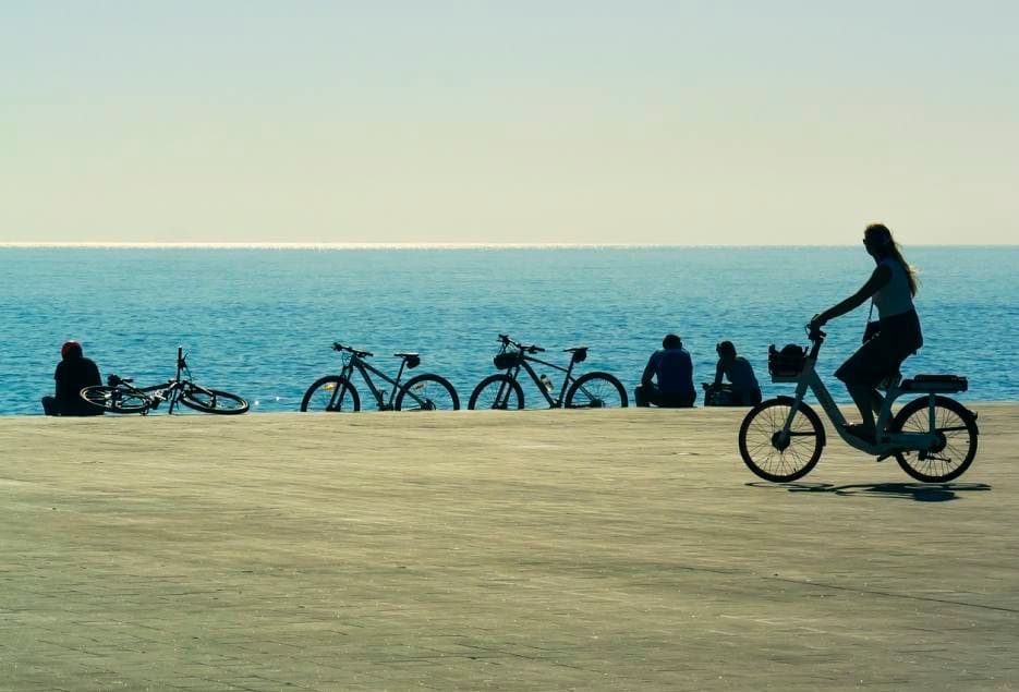 Vårkänslor i Barcelona när temperaturen stiger över 20 grader